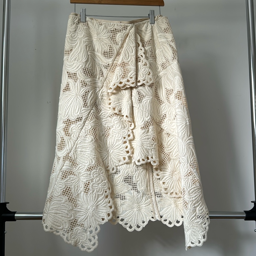 MARNI EMBROIDED SKIRT SZ 42